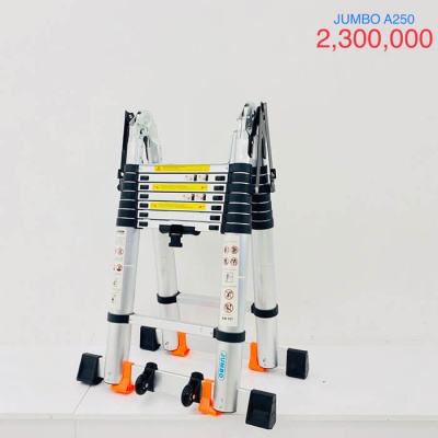 Thang nhôm rút gọn chữ A cao cấp Jumbo A250